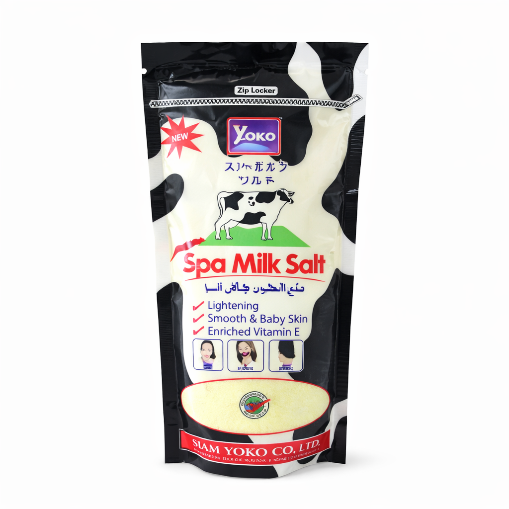 Yoko Spa Milk Salt Body Scrub for exfoliating, nourishing, and refreshing skin – Peach Slice Skin Pakistan