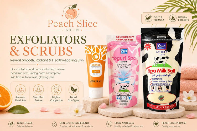 Exfoliators & Scrubs - Peach Slice Skin