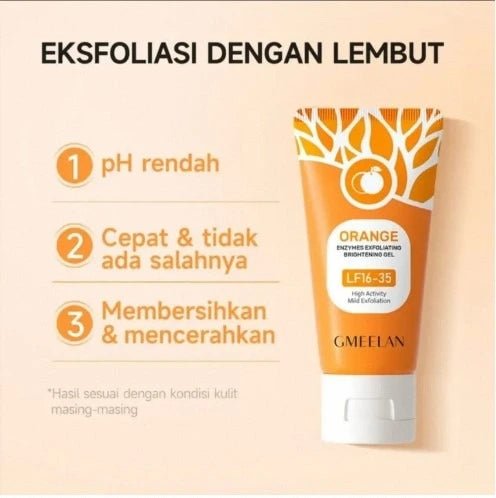 Orange Enzyme Exfoliating Gel 50g | Facial Exfoliator | Peach Slice Skin