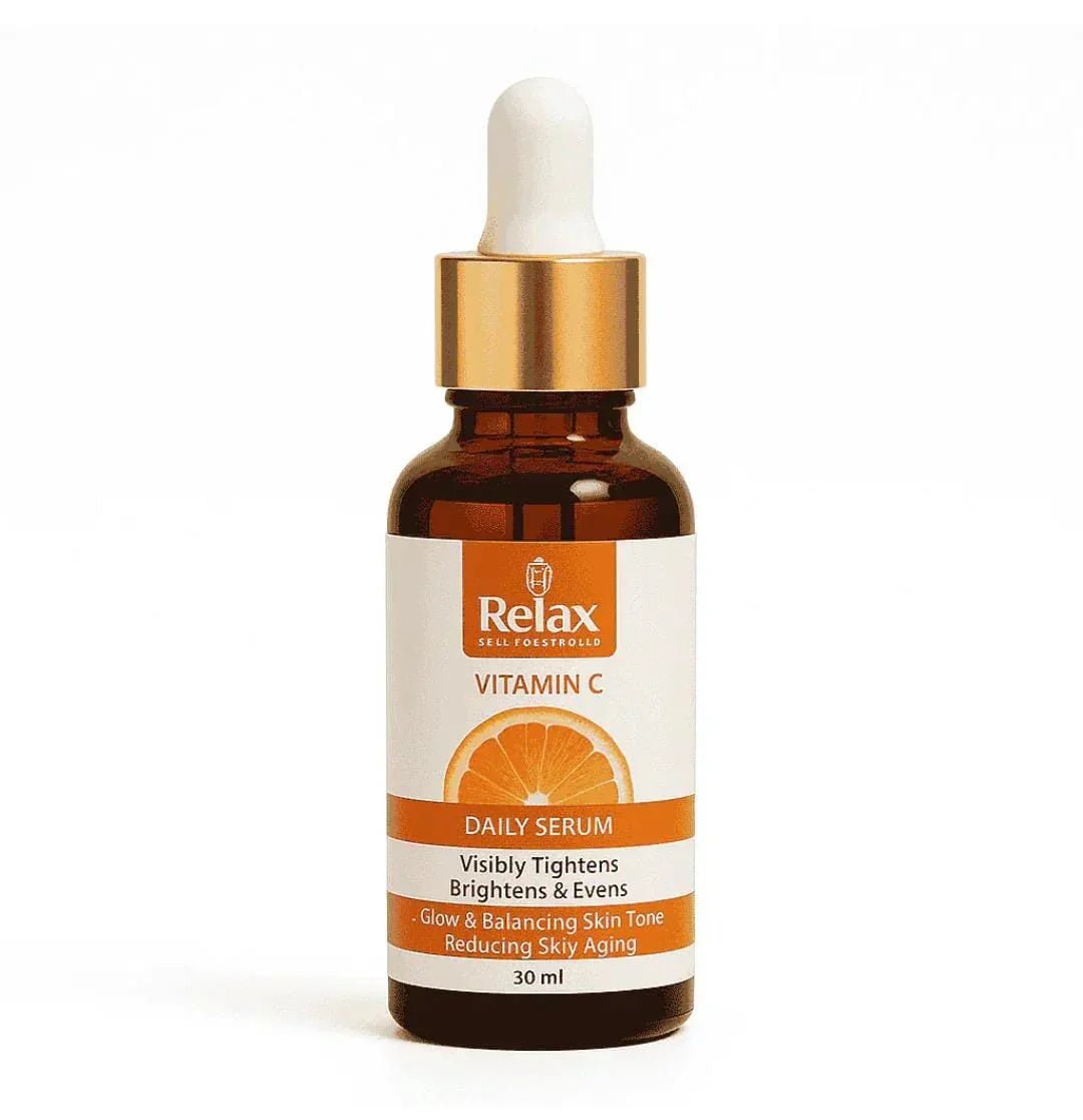 Relax Vitamin C Daily Serum 30ml – Brightening & Anti-Aging Facial Serum | Face Serum | Peach Slice Skin