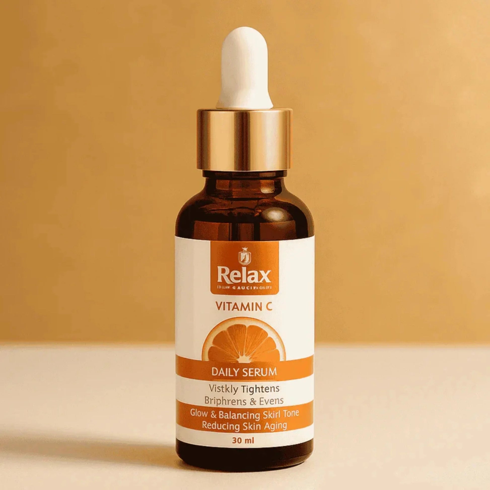 Relax Vitamin C Daily Serum 30ml – Brightening & Anti-Aging Facial Serum | Face Serum | Peach Slice Skin
